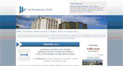 Desktop Screenshot of kompanije.co.rs