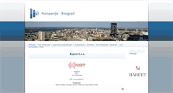 Desktop Screenshot of beograd.kompanije.co.rs