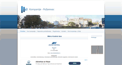 Desktop Screenshot of pozarevac.kompanije.co.rs