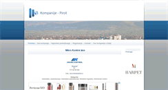 Desktop Screenshot of pirot.kompanije.co.rs