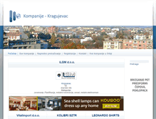 Tablet Screenshot of kragujevac.kompanije.co.rs